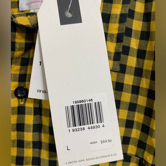 NWT Levi’s button down shirt - Picture 4 of 4